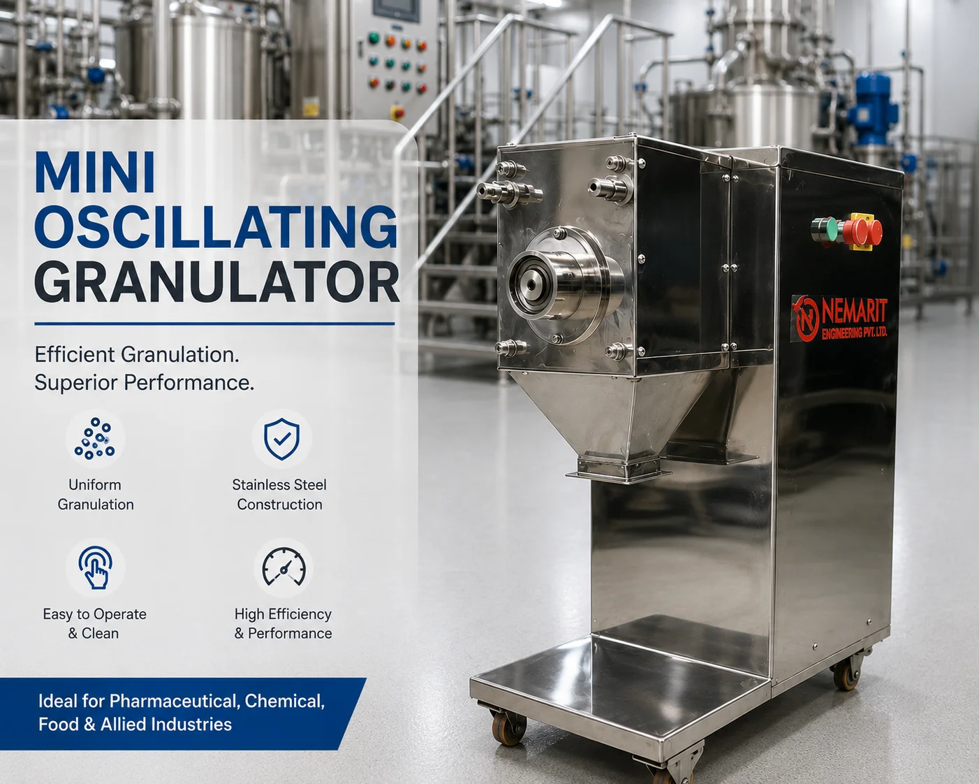 MINI OSCILLATING GRANULATOR
